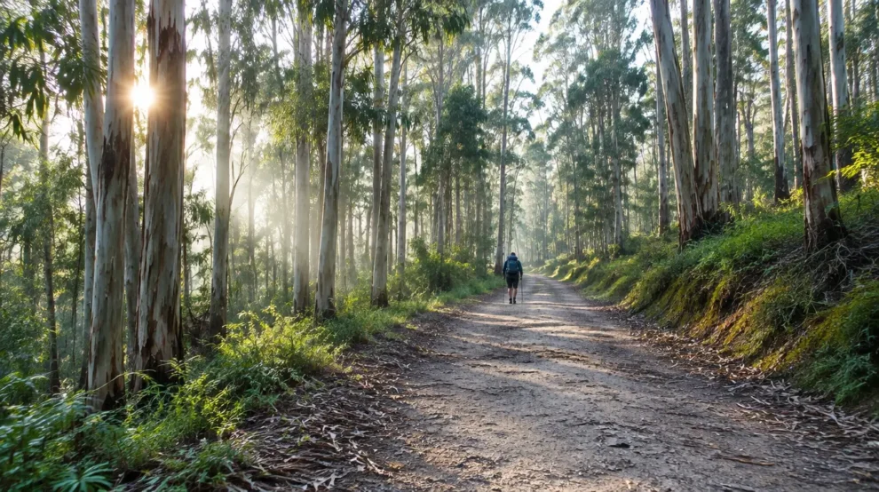 Paisagem da etapa de Arzúa a O Pedrouzo no Caminho Francês