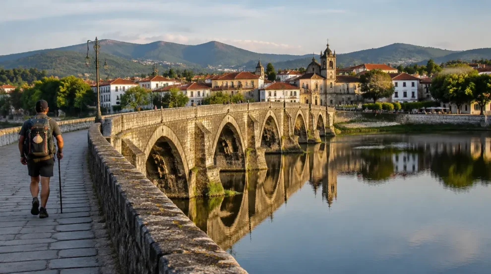 Paisagem da etapa de Barcelos a Ponte de Lima no Caminho Português