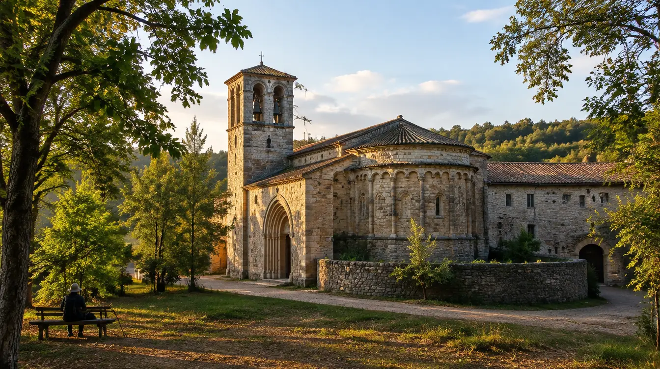 Peregrino no percurso de Belorado a San Juan de Ortega, Caminho Francês