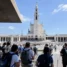 Peregrinos no santuário, ponto de união entre o Caminho de Santiago e Fátima