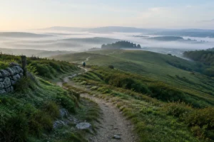 Trilha sinuosa até o horizonte, o Caminho de Santiago como metáfora da vida