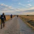 Peregrinos espaçados na Meseta: o Caminho de Santiago não é competição