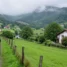 Peregrino no vale de Baztán, em Navarra, no Caminho do Baztán