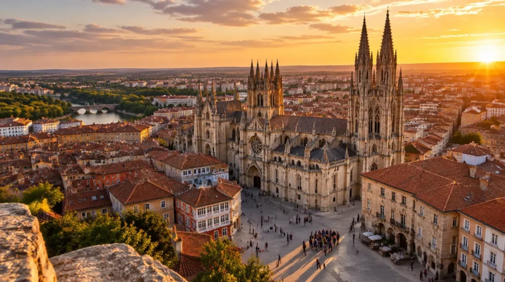 Burgos e sua catedral gótica, uma das cidades do Caminho Francês