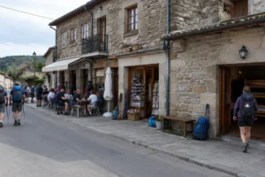 Vilarejo com bar, mercado e albergue: etapas com serviços no Caminho de Santiago