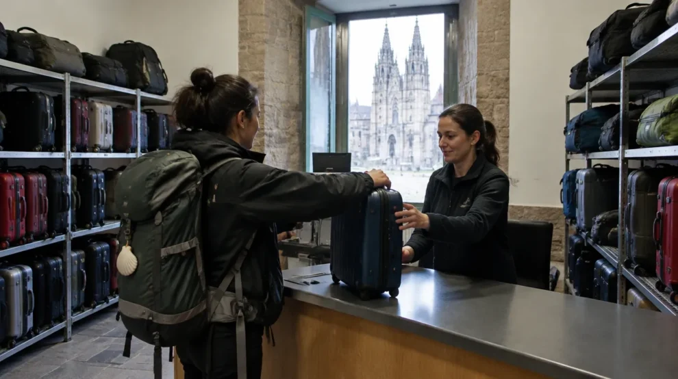 Guarda-volumes com malas em Santiago de Compostela: onde guardar malas no Caminho de Santiago