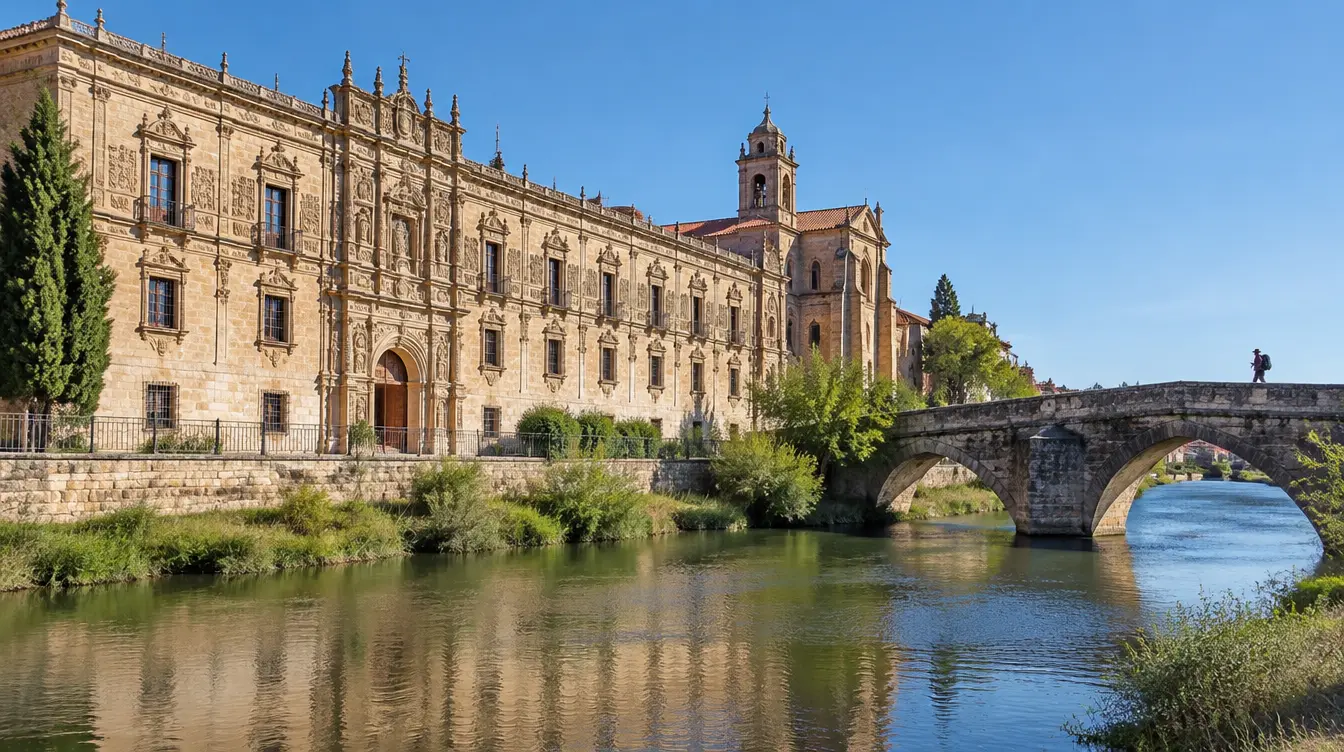 Peregrino no percurso de León a San Martín del Camino, Caminho Francês
