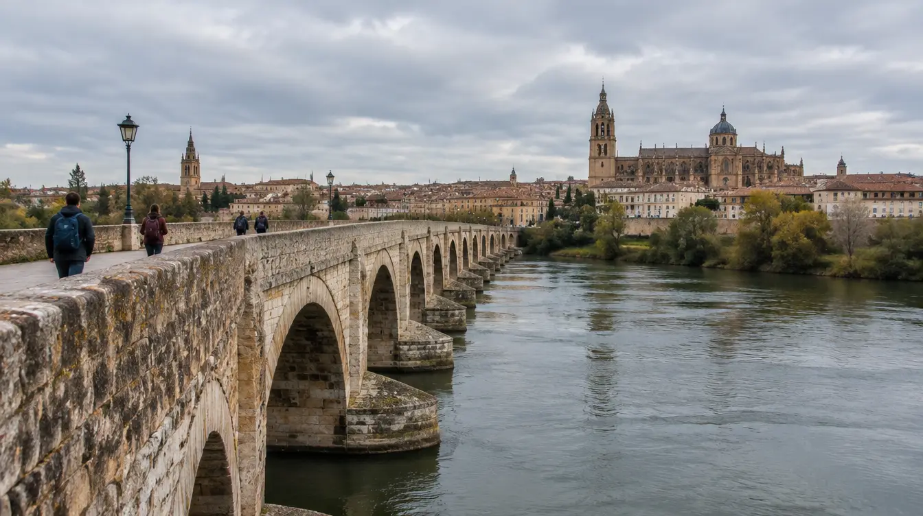 Peregrino no percurso de Los Arcos a Logroño, Caminho Francês