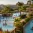 Ilustração de resort com piscinas termais em Olímpia