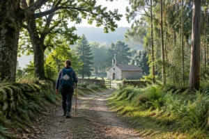 Paisagem da etapa de O Porriño a Redondela no Caminho Português
