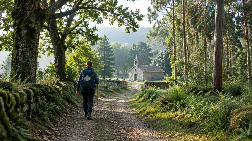 Paisagem da etapa de O Porriño a Redondela no Caminho Português