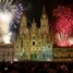 Fogos sobre a Catedral nas festas de Santiago de Compostela em julho de 2027