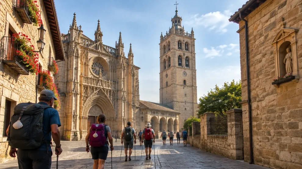 Catedral e torre de Santo Domingo de la Calzada, no Caminho de Santiago