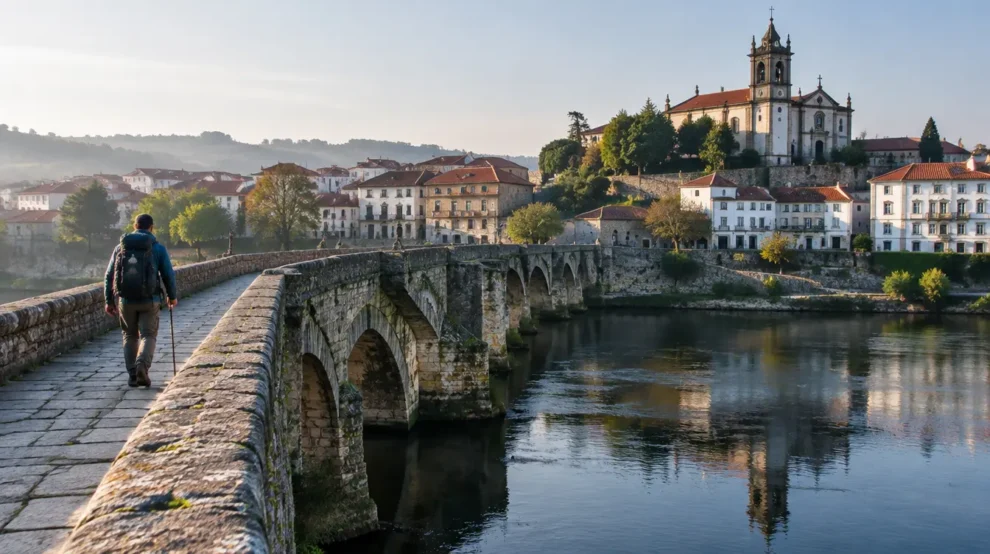 Paisagem da etapa de Vilarinho a Barcelos no Caminho Português